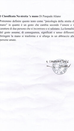 motivazione premio pasquale aliano